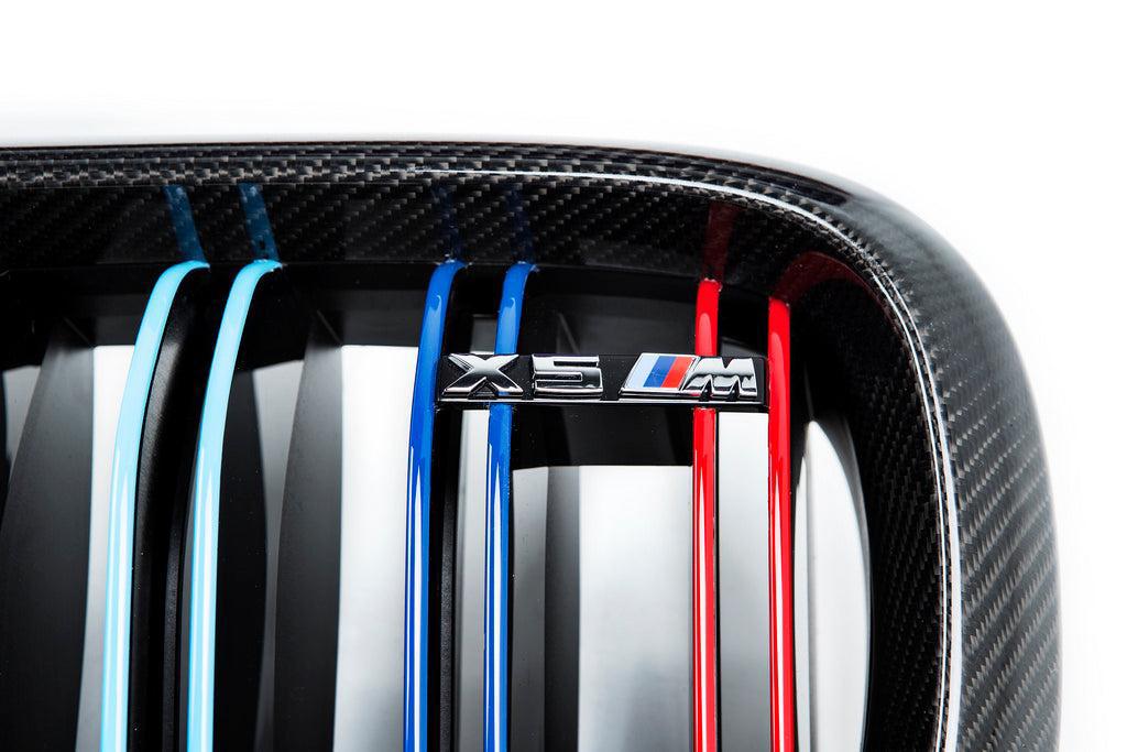 IND F85 X5M Carbon Front Grille Set-Exterior-Silicon Valley Bimmer