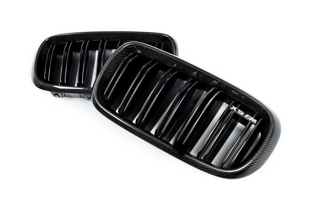 IND F85 X5M Carbon Front Grille Set-Exterior-Silicon Valley Bimmer