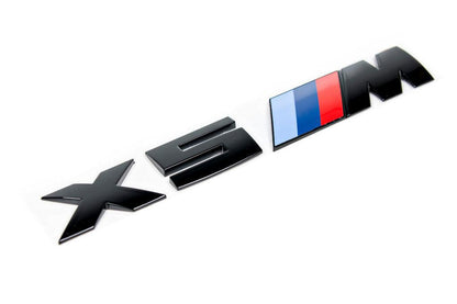 IND F85 X5M Painted Trunk Emblem-Exterior-Silicon Valley Bimmer
