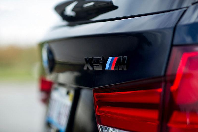 IND F85 X5M Painted Trunk Emblem-Exterior-Silicon Valley Bimmer