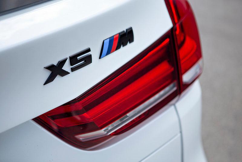 IND F85 X5M Painted Trunk Emblem-Exterior-Silicon Valley Bimmer