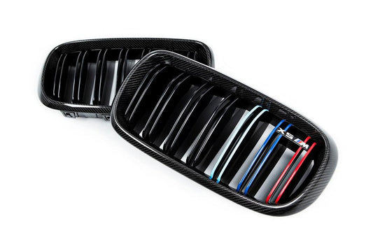 IND F86 X6M Carbon Front Grille Set-Exterior-Silicon Valley Bimmer