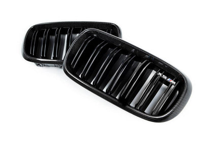 IND F86 X6M Carbon Front Grille Set-Exterior-Silicon Valley Bimmer