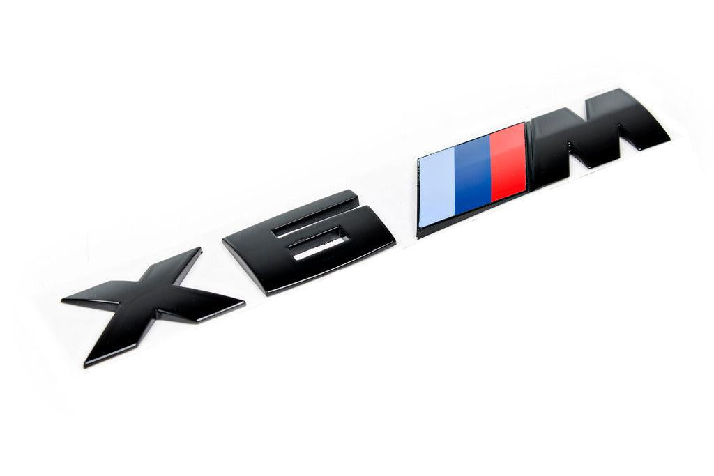 IND F86 X6M Painted Trunk Emblem-Exterior-Silicon Valley Bimmer