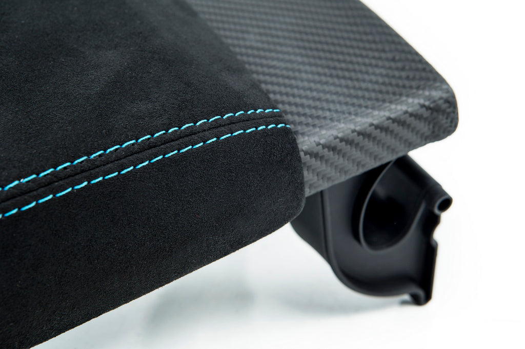IND F87 M2 Alcantara Stitched Armrest-Interior-Silicon Valley Bimmer