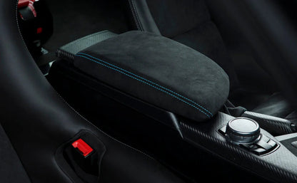 IND F87 M2 Alcantara Stitched Armrest-Interior-Silicon Valley Bimmer