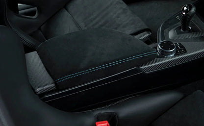 IND F87 M2 Alcantara Stitched Armrest-Interior-Silicon Valley Bimmer