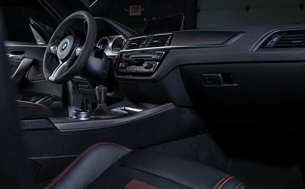 IND F87 M2 Matte Carbon Stitched Shift Boot - 6MT-Interior-Silicon Valley Bimmer