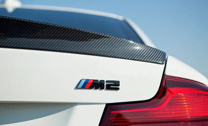 IND F87 M2 Painted Trunk Emblem-Exterior-Silicon Valley Bimmer