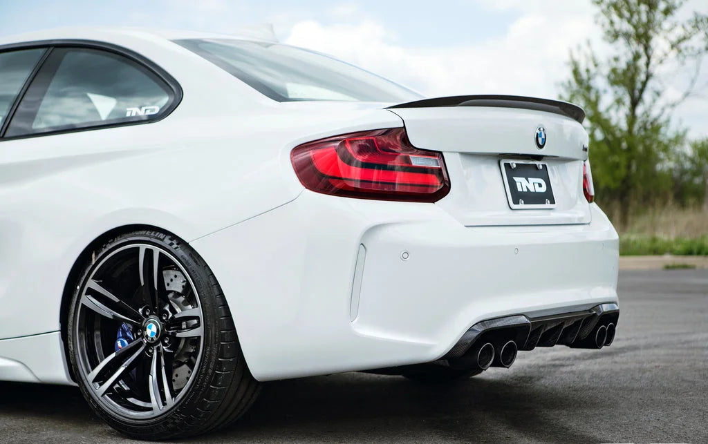 IND F8X M2C / M3 / M4 Matte Black Coated Exhaust Tip Set-Exhaust-Silicon Valley Bimmer