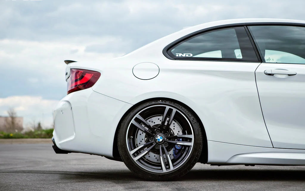 IND F8X M2C / M3 / M4 Matte Black Coated Exhaust Tip Set-Exhaust-Silicon Valley Bimmer