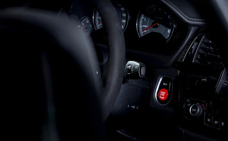 IND F8X M3 / M4 Red Start / Stop Button-Interior-Silicon Valley Bimmer