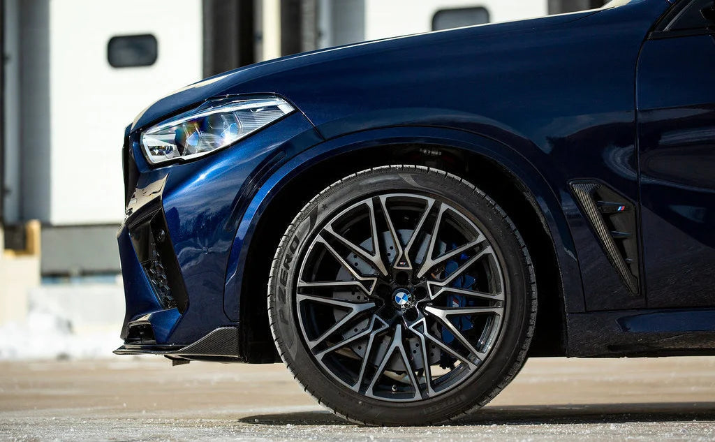 IND F95 X5M Carbon Side Grille Set-Exterior-Silicon Valley Bimmer