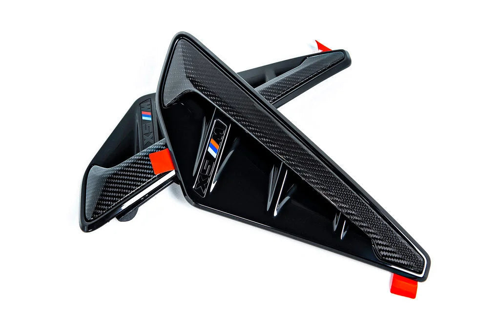 IND F95 X5M Carbon Side Grille Set-Exterior-Silicon Valley Bimmer