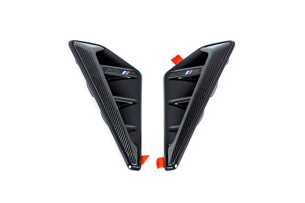 IND F95 X5M Carbon Side Grille Set-Exterior-Silicon Valley Bimmer