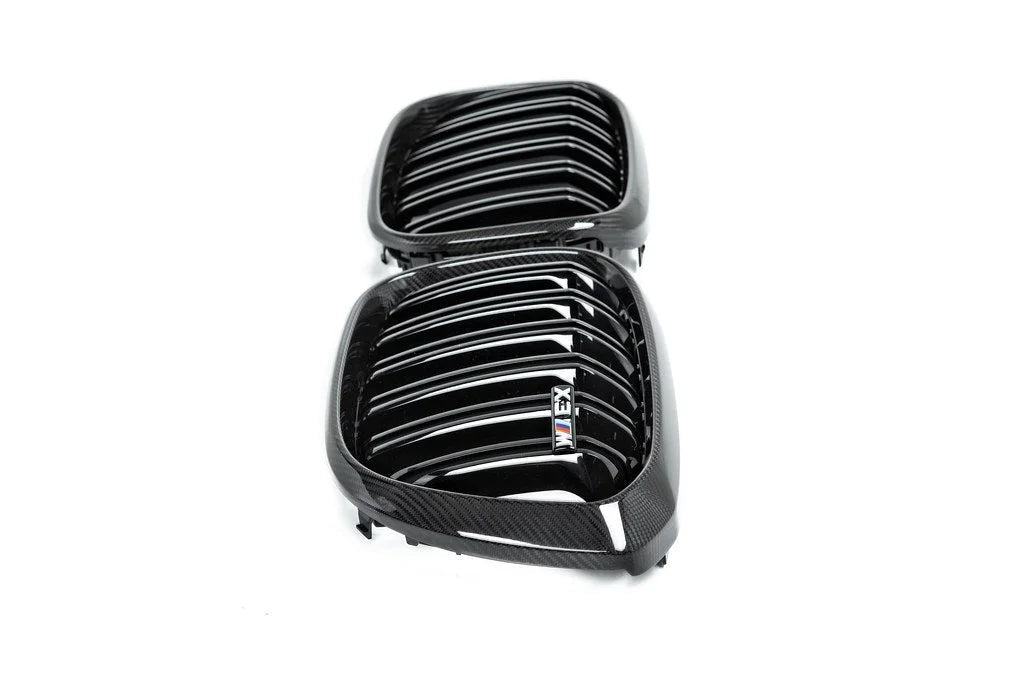IND F97 X3M / F98 X4M Pre-LCI Carbon Front Grille Set-Exterior-Silicon Valley Bimmer