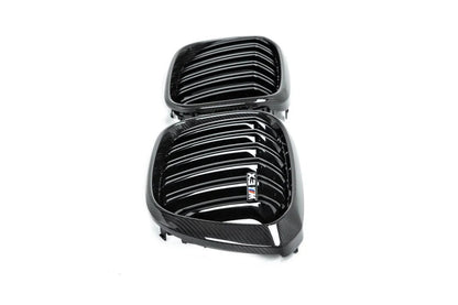 IND F97 X3M / F98 X4M Pre-LCI Carbon Front Grille Set-Exterior-Silicon Valley Bimmer