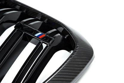 IND F97 X3M / F98 X4M Pre-LCI Carbon Front Grille Set-Exterior-Silicon Valley Bimmer