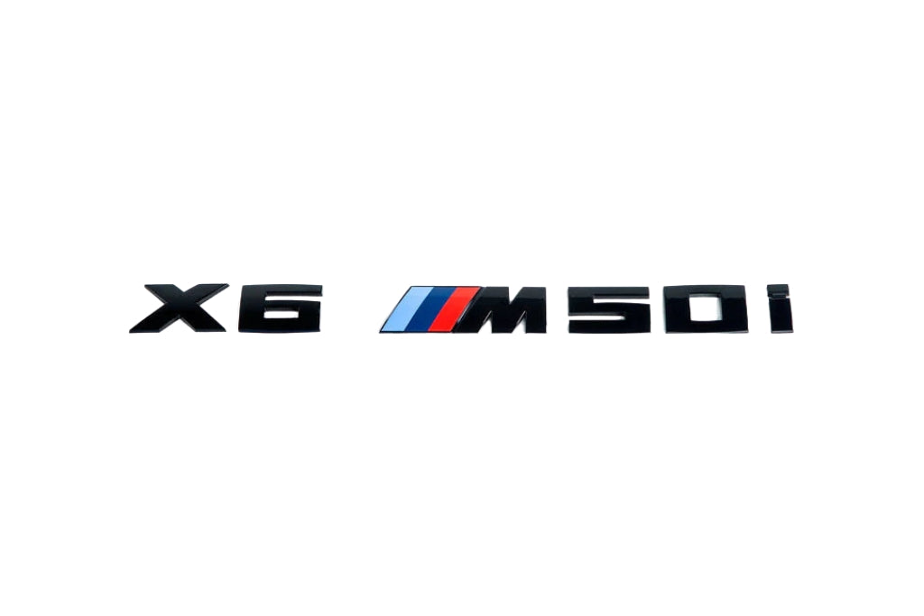 IND G05 X5 / G06 X6 / G07 X7 M Performance Painted Trunk Emblem-Exterior-Silicon Valley Bimmer