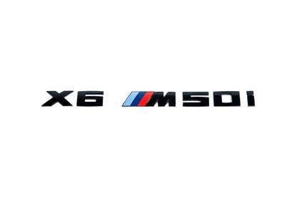 IND G05 X5 / G06 X6 / G07 X7 M Performance Painted Trunk Emblem-Exterior-Silicon Valley Bimmer