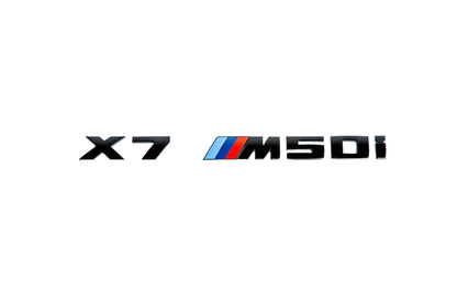 IND G05 X5 / G06 X6 / G07 X7 M Performance Painted Trunk Emblem-Exterior-Silicon Valley Bimmer