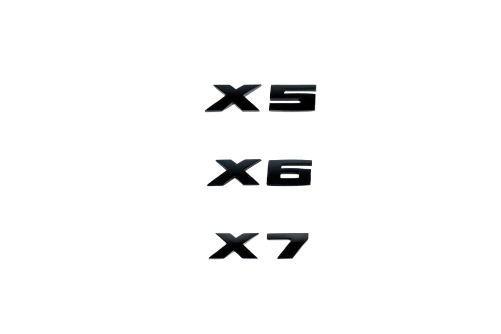 IND G05 X5 / G06 X6 / G07 X7 M Performance Painted Trunk Emblem-Exterior-Silicon Valley Bimmer