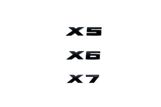IND G05 X5 / G06 X6 / G07 X7 M Performance Painted Trunk Emblem-Exterior-Silicon Valley Bimmer