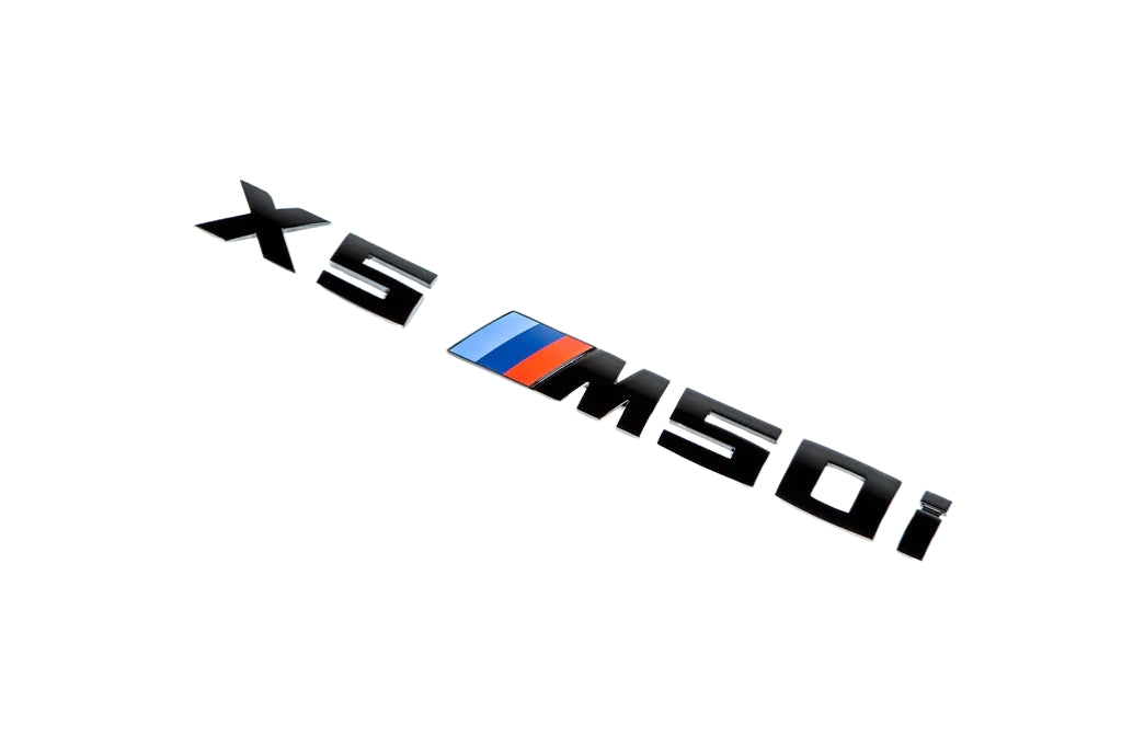 IND G0X X5 / X6 / X7 M50i / M60i Painted Trunk Emblem-Exterior-Silicon Valley Bimmer