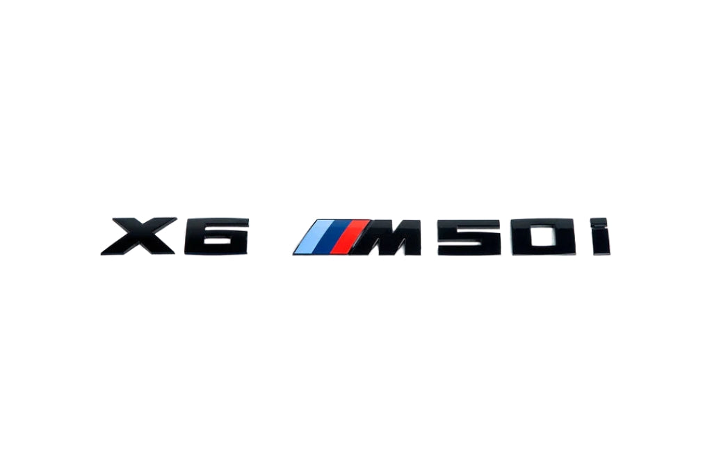 IND G0X X5 / X6 / X7 M50i / M60i Painted Trunk Emblem-Exterior-Silicon Valley Bimmer