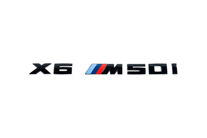 IND G0X X5 / X6 / X7 M50i / M60i Painted Trunk Emblem-Exterior-Silicon Valley Bimmer
