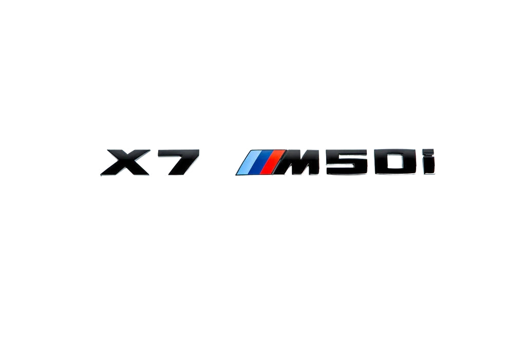 IND G0X X5 / X6 / X7 M50i / M60i Painted Trunk Emblem-Exterior-Silicon Valley Bimmer