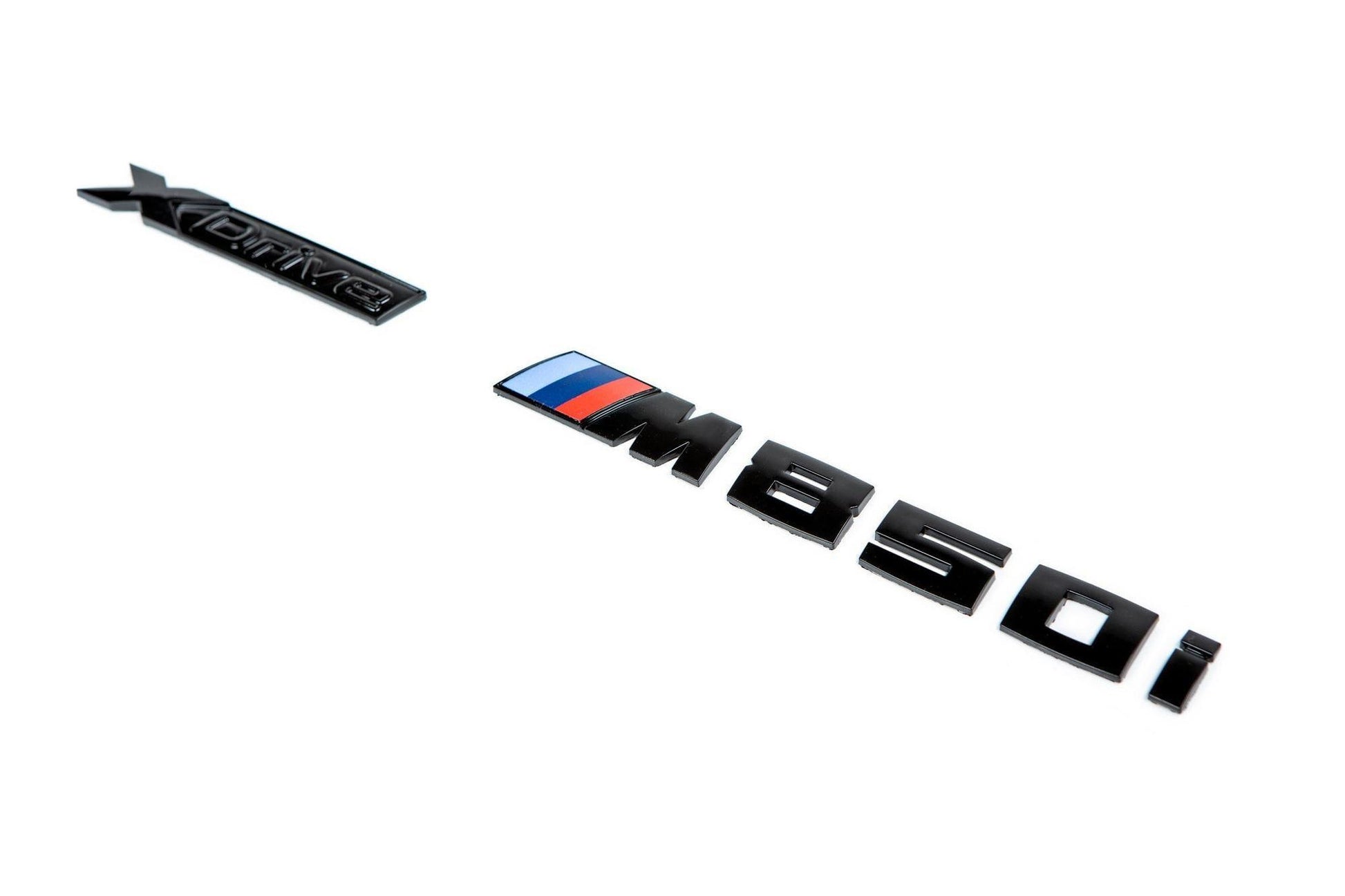 IND G15 M850i Painted xDrive Trunk Emblem-Exterior-Silicon Valley Bimmer