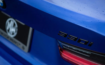 IND G20 330i Painted Trunk Emblem-Exterior-Silicon Valley Bimmer