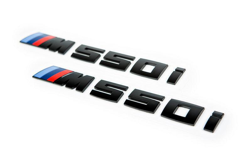 IND G30 M550i Painted Trunk Emblem-Exterior-Silicon Valley Bimmer
