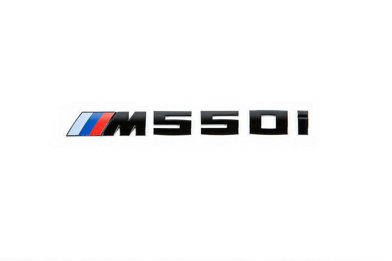 IND G30 M550i Painted Trunk Emblem-Exterior-Silicon Valley Bimmer
