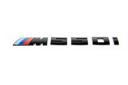 IND G30 M550i Painted Trunk Emblem-Exterior-Silicon Valley Bimmer