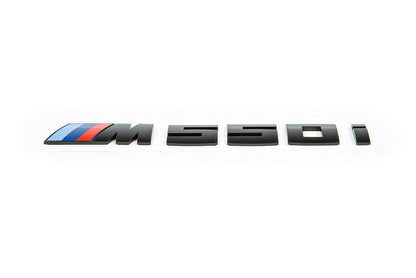 IND G30 M550i Painted Trunk Emblem-Exterior-Silicon Valley Bimmer