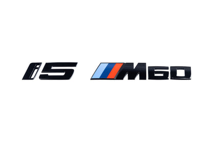IND G60 i5 M60 Painted Trunk Emblem-Exterior-Silicon Valley Bimmer