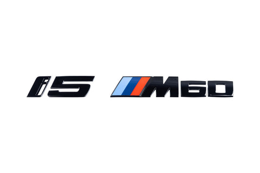 IND G60 i5 M60 Painted Trunk Emblem-Exterior-Silicon Valley Bimmer