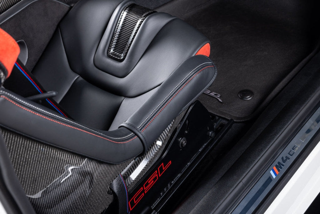 IND G82 M4 CSL Carbon Full Bucket Seat Bolster Protector Set-Interior-Silicon Valley Bimmer