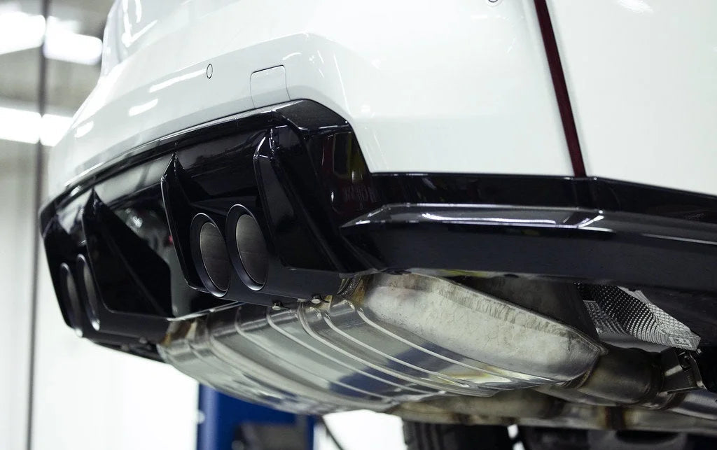 IND G8X M2 / M3 / M4 Matte Black Coated Exhaust Tip Set-Exhaust-Silicon Valley Bimmer