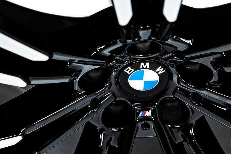 IND Gloss Black Wheel Center Cap Set - 56mm-Wheels-Silicon Valley Bimmer