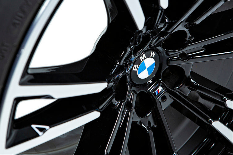 IND Gloss Black Wheel Center Cap Set - 56mm-Wheels-Silicon Valley Bimmer