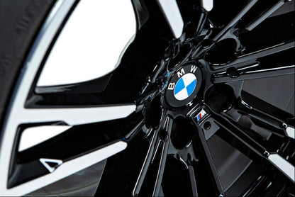 IND Gloss Black Wheel Center Cap Set - 56mm-Wheels-Silicon Valley Bimmer