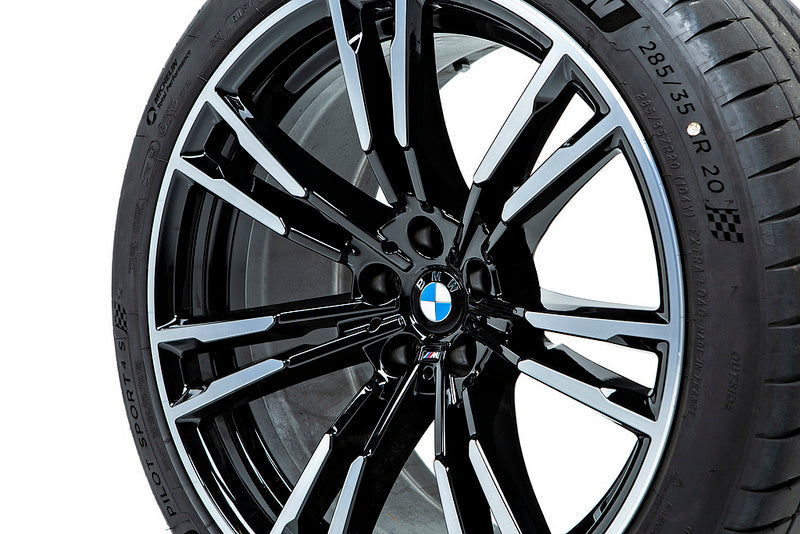 IND Gloss Black Wheel Center Cap Set - 56mm-Wheels-Silicon Valley Bimmer
