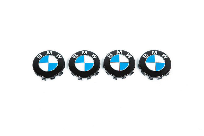 IND Gloss Black Wheel Center Cap Set - 56mm-Wheels-Silicon Valley Bimmer