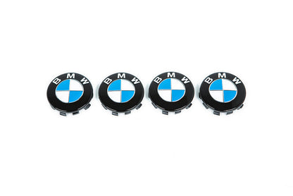 IND Gloss Black Wheel Center Cap Set - 56mm-Wheels-Silicon Valley Bimmer