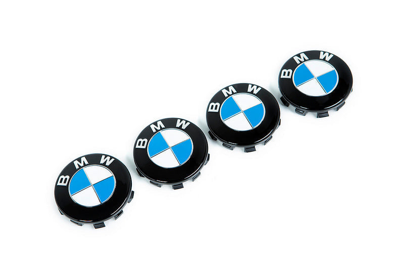 IND Gloss Black Wheel Center Cap Set - 56mm-Wheels-Silicon Valley Bimmer