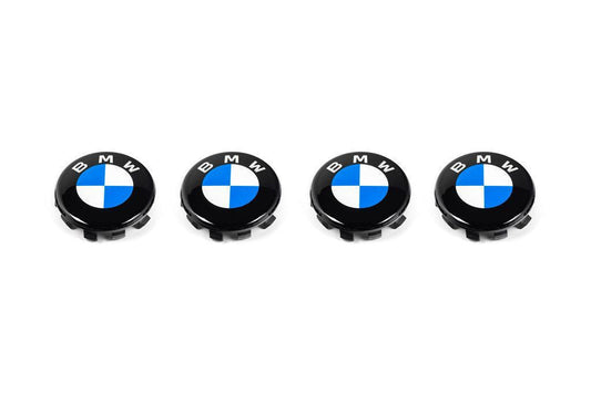 IND Gloss Black Wheel Center Cap Set – 56mm (Next Dark Design)-Wheels-Silicon Valley Bimmer