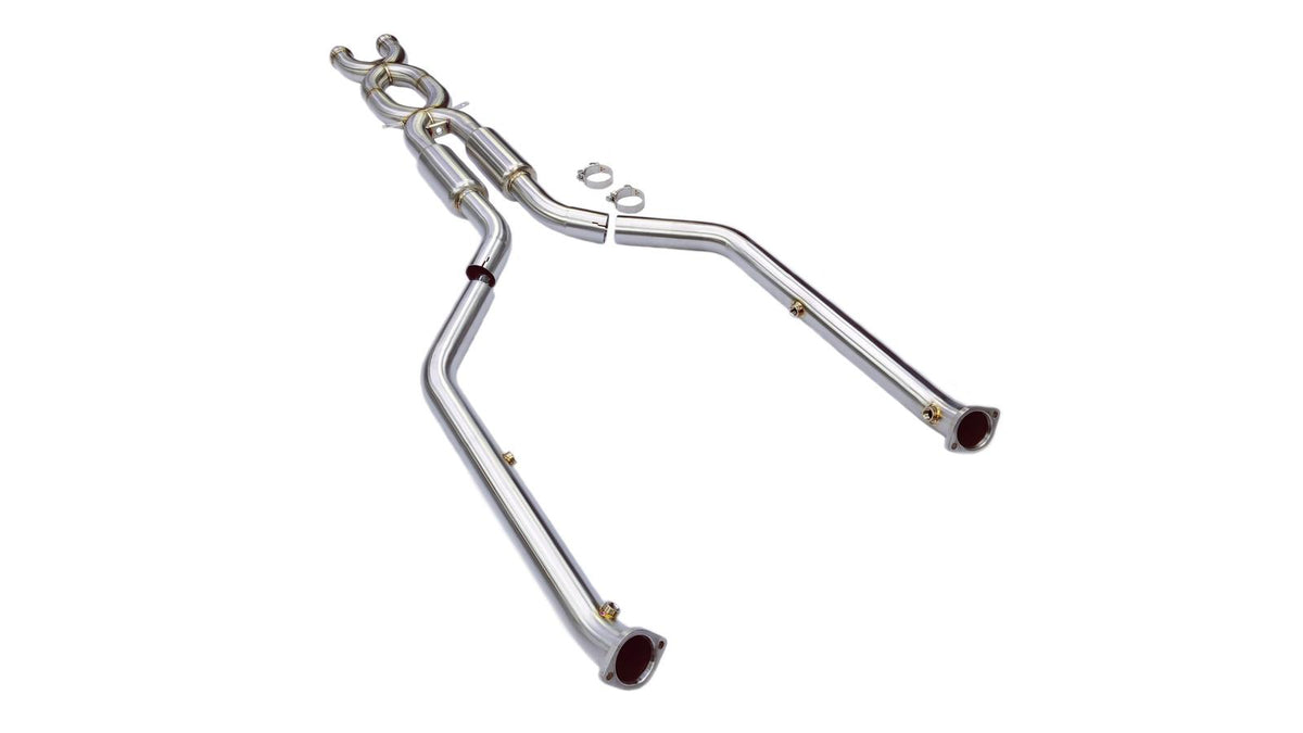 IRL E9x Double X Pipe